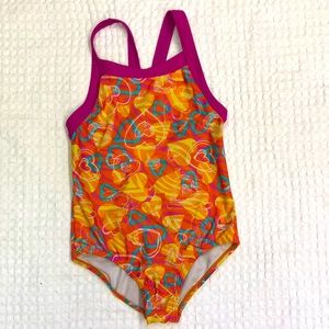 Little girls Speedo size 8 like new 1pc swimsuit